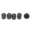 4PCS Metal Nut Wheel Rim Hat Cap,Black 2