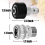 4Pcs Pressure Washer Adapter Set, M22 14mm to M22 Metric Fitting 4