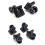 4Pcs Luggage Wheels Suitcase Double Row Roller Hardware Repairing Kit 5