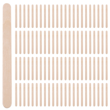 200 Pcs Sticks Ice Cream Sticks Wooden Popsicle Sticks 114MM Length