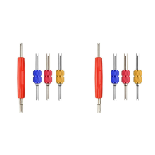 4Pcs R134 R12 A/C HVAC Schrader Valve Stem Core Remover Tool