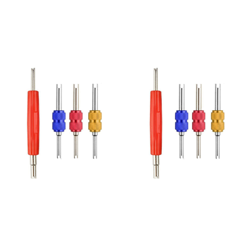 4Pcs R134 R12 A/C HVAC Schrader Valve Stem Core Remover Tool