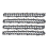 4Pcs Mini Chainsaw Chain 6 Inch Guide Saw Chain 1/4 LP Pitch 2