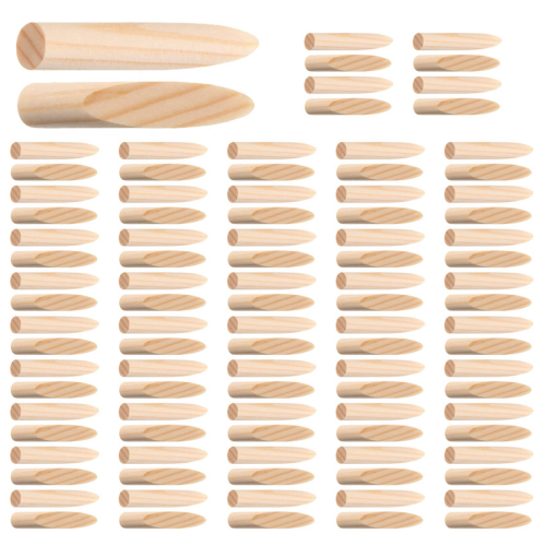 200 Packs Pocket Hole Plugs Solid Wood Dowels Pocket Hole Jig Paint