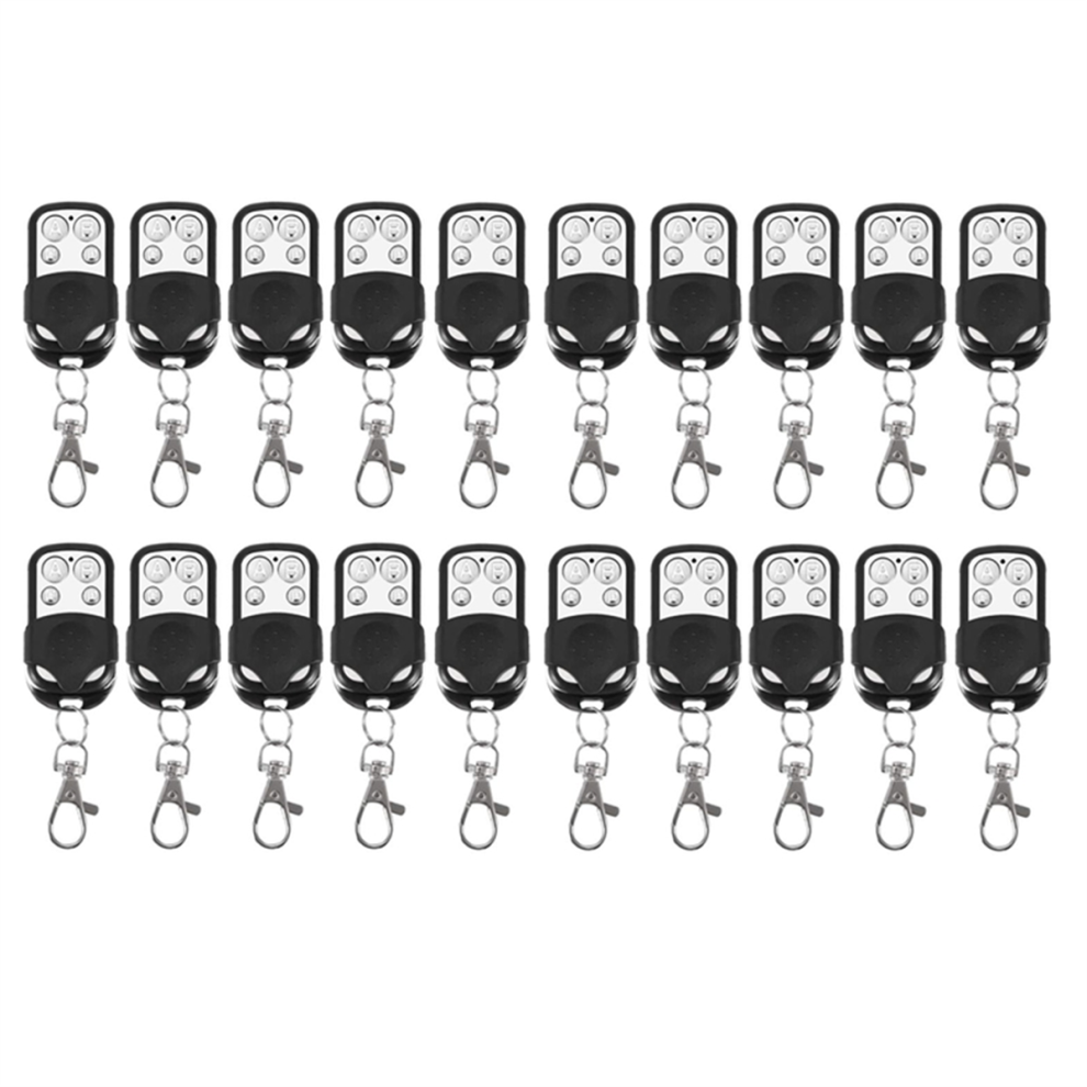 20Pcs 433Mhz Universal Remote Control 4-Button Fixed Code Clone 4713272692960
