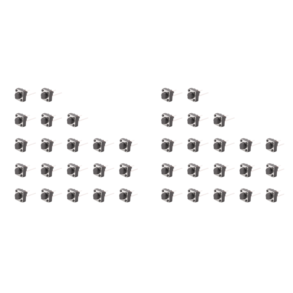 20Pc Momentary Tactile Tact Push Button Switch 2 Pin Dip Through Hole 4713272691765