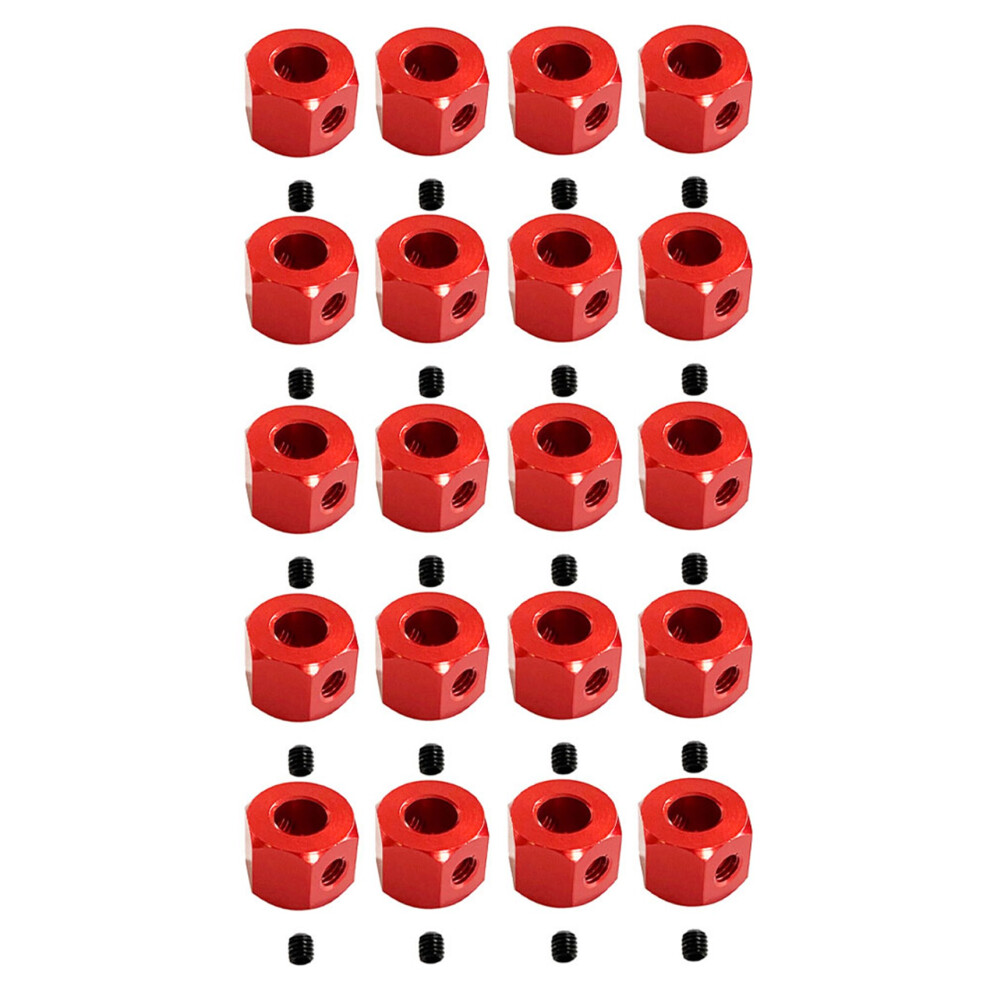 20PCS 5mm to 12mm Combiner Wheel Hub Hex Adapter for RC Car,Red-image-OPC-PJ2WX8X-NEW