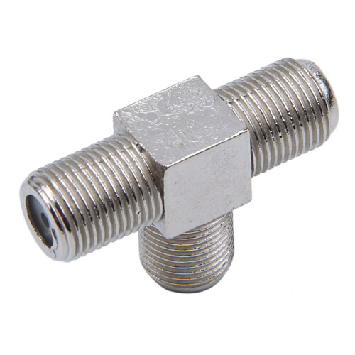 20-Pack 3-Way F-Type Coax Cable Splitter Combiner, Silver 1
