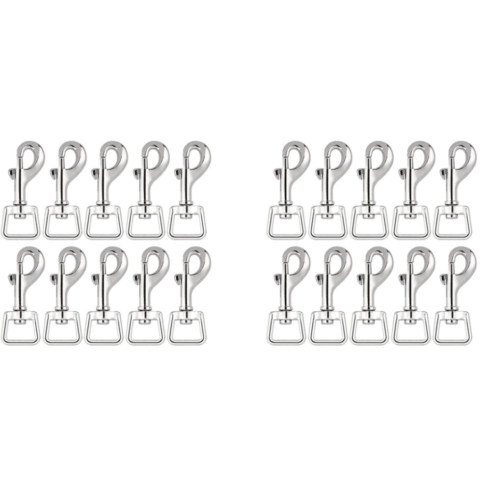 20Pc Snap Hooks For Dog Leash Collar Linking, Heavy Duty Swivel 4713272691833