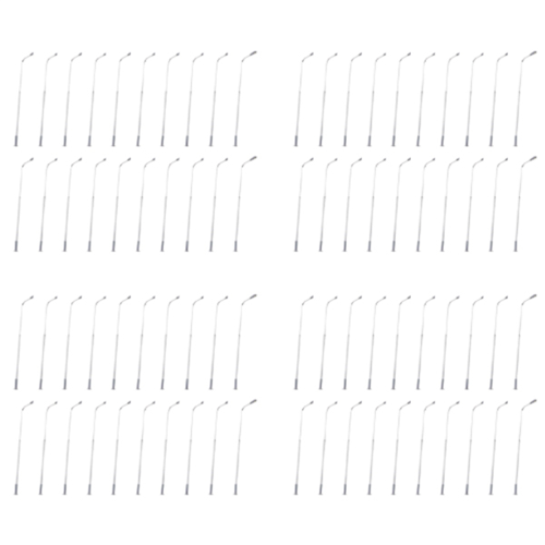 20Pcs 10cm Lamp Post Street Lights LQS08 Single Head-Bright White