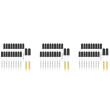20Pcs 1Ml Glass Liquid Droppers, Eye Dropper Pipettes with Black