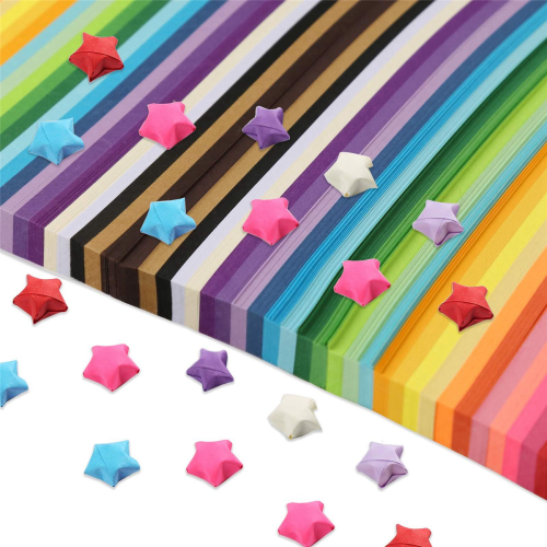 2060 Sheets Star Origami Paper Double Sided Decoration Paper Strips 1