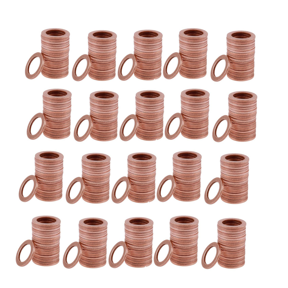 20Pcs 12Mm X 18Mm X 1.5Mm Copper Flat Washer Ring Sealing Fitting 4713272692212