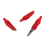 20Pcs Black Red Soft Plastic Coated Testing Probe Alligator Test Clip 4