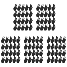 20Pcs Breathable Billiard Gloves Snooker Left Right Hand Gloves