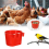 20Pcs Chickens Feeders for Cage, Plastic 6