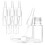 20Pcs Nasal Bottle, 10ML Clear Small Empty Nose Bottle 2