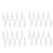 20Pcs Nasal Bottle, 10ML Clear Small Empty Nose Bottle