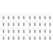 20pcs Anneaux à pince pour Tringle à Rideau Clips de Rideaux