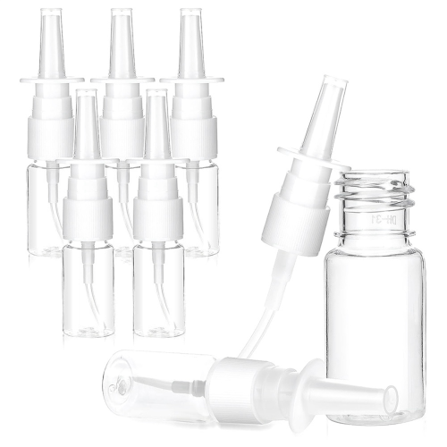 20Pcs Nasal Bottle, 10ML Clear Small Empty Nose Bottle 1