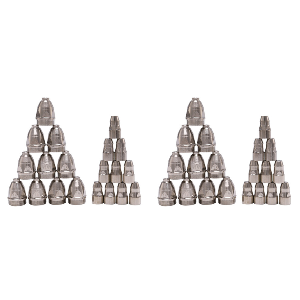 20Pcs P80 Plasma Cutting Torch Consumable Cutting Electrode Nozzle 4713272658485