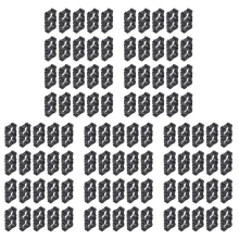 20x 18650 Lithium Battery Double Holder Bracket for Cell Pack Black