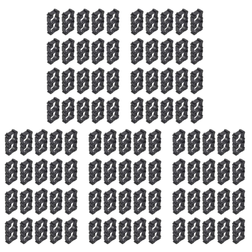 20x 18650 Lithium Battery Double Holder Bracket for Cell Pack Black