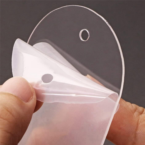 20Pcs Rectangle Transparent Acrylic Book Markers with 20Pcs Tassels 2