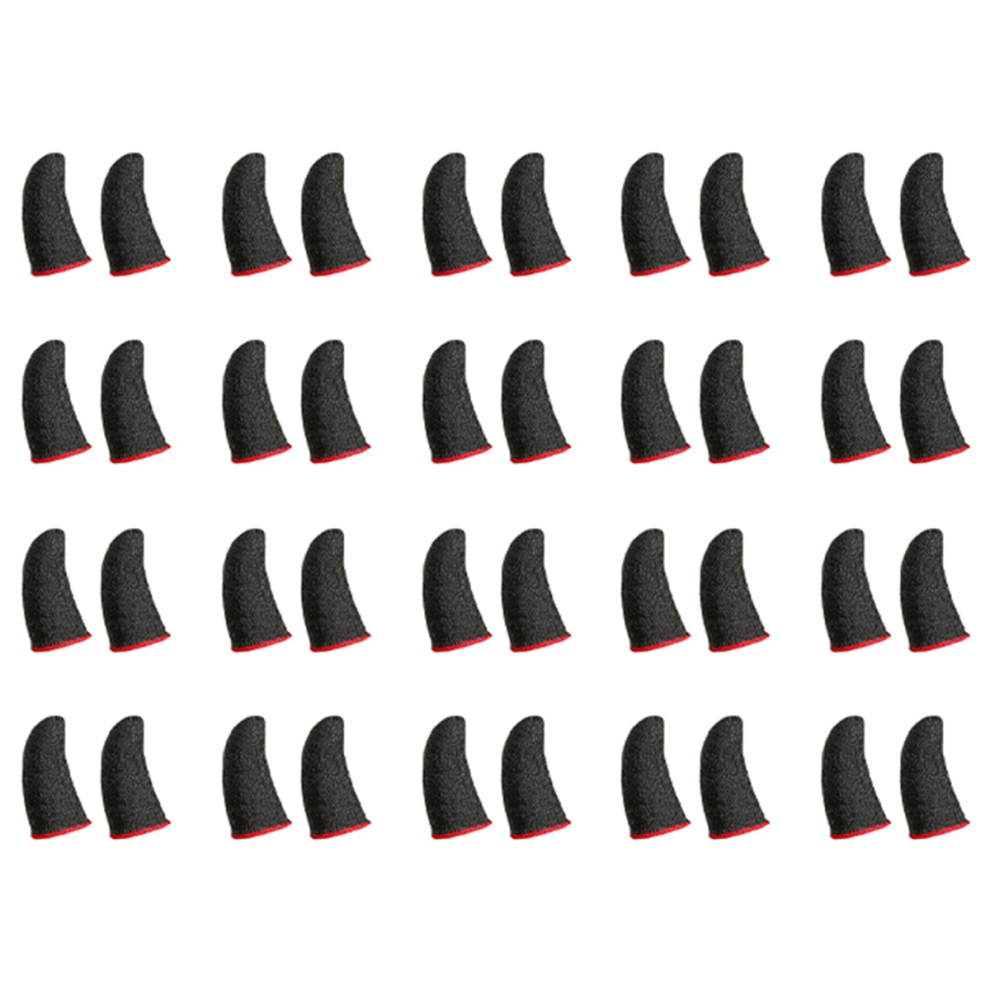 20Pcs Sweat Proof Waterproof Gaming Controller Finger Cover Silver 4713272660136