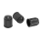 20pcs Plastic Bike Valve Dust Caps Black 4