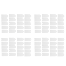 20Pcs Tag Labels Chair Acrylic Arch Sign Blank