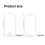20Pcs Tag Labels Chair Acrylic Arch Sign Blank 4
