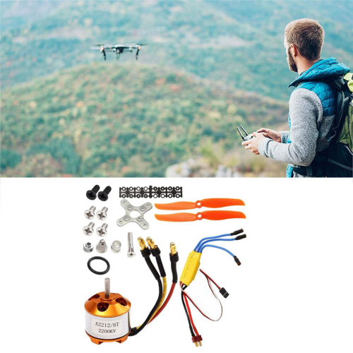 2212 2200KV Motor+30A ESC+6035 Propeller+Protector for RC Airplane 2