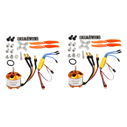 2212 2200KV Motor+30A ESC+6035 Propeller+Protector for RC Airplane