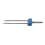 24 Pieces Twin Needles, 3 Sizes Mixed 2.0MM, 3.0MM, 4.0MM 5