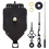 23mm Quartz Pendulum Clock Movement Mechanism with Clock Hands Kits 4