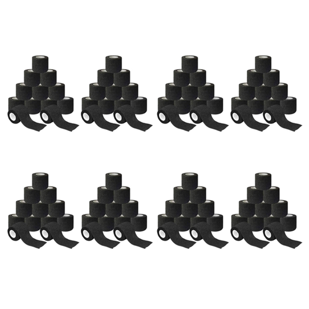 Black 24 Rolls Of Non-Woven Self-Adhesive Bandage 5Cm X 4.5M