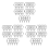 24 Pack Metal Curtain Rings, 30mm Internal Diameter Eyelets, Silver 1