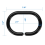 24 PCS Shower Curtain Rings Plastic Shower Curtain Hooks 6