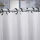 24 PCS Shower Curtain Rings Plastic Shower Curtain Hooks 5