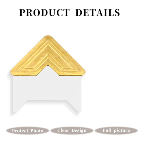 240Pcs Photo Corners for Scrapbooking, Corner Stickers, Gold 2