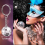 24 Pack Mini Mirror Disco Ball Keychain for Party Favors Set 5