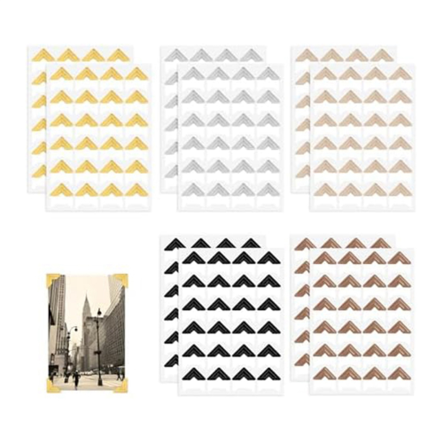 240Pcs Photo Corners for Scrapbooking, Corner Stickers, Multicolor 1