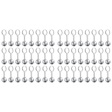 24 Pack Mini Mirror Disco Ball Keychain for Party Favors Set