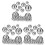 24 Pcs Mirror Disco Ball Hanging, Glass Disco Ball Decor 1