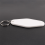 24 Pcs Motel Keychain DIY Blank Hotel Keychains Sublimation (White) 1