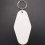 24 Pcs Motel Keychain DIY Blank Hotel Keychains Sublimation (White) 7