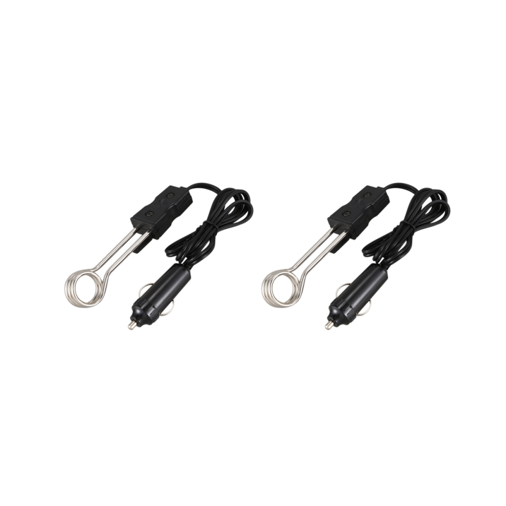 24V Electric Car Boiled Immersion Water Heater Traveling Camping 4713272630054