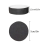 24Pcs Natural Rubber Plant Pots Risers Pad Feet Black 4