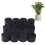 24Pcs Natural Rubber Plant Pots Risers Pad Feet Black 2